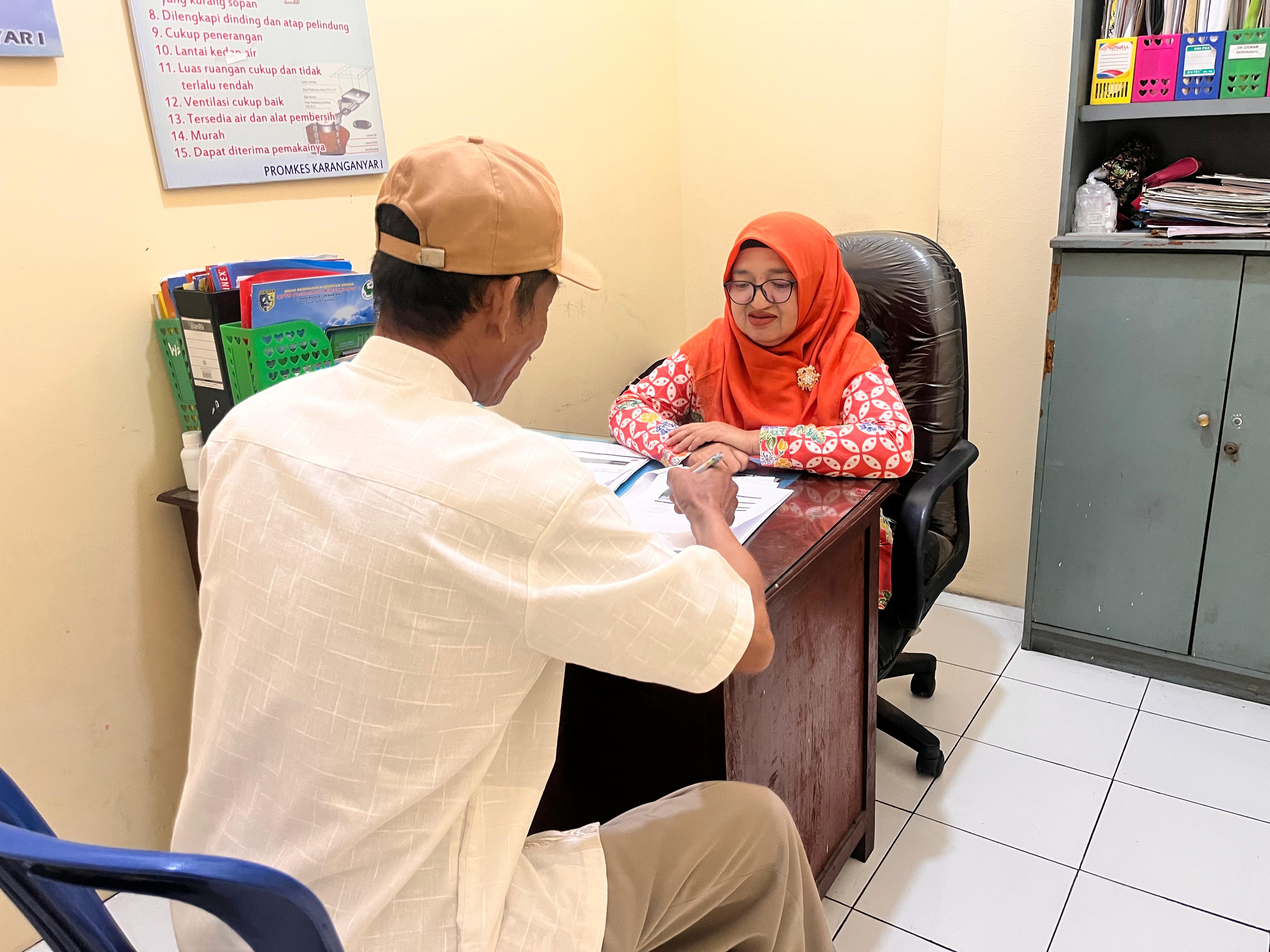 Skrining Kesehatan Calon Jemaah Haji Wilayah Kerja Puskesmas Karanganyar I